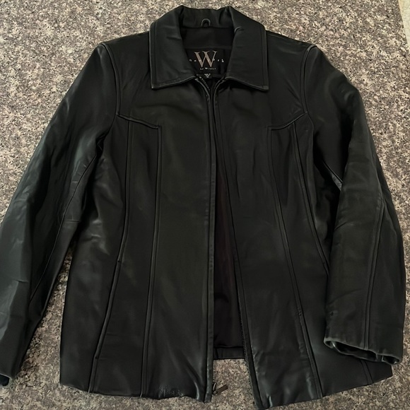 🛍️ SOLD 🛍️ Soft Moto Leather Jacket - Picture 2 of 12